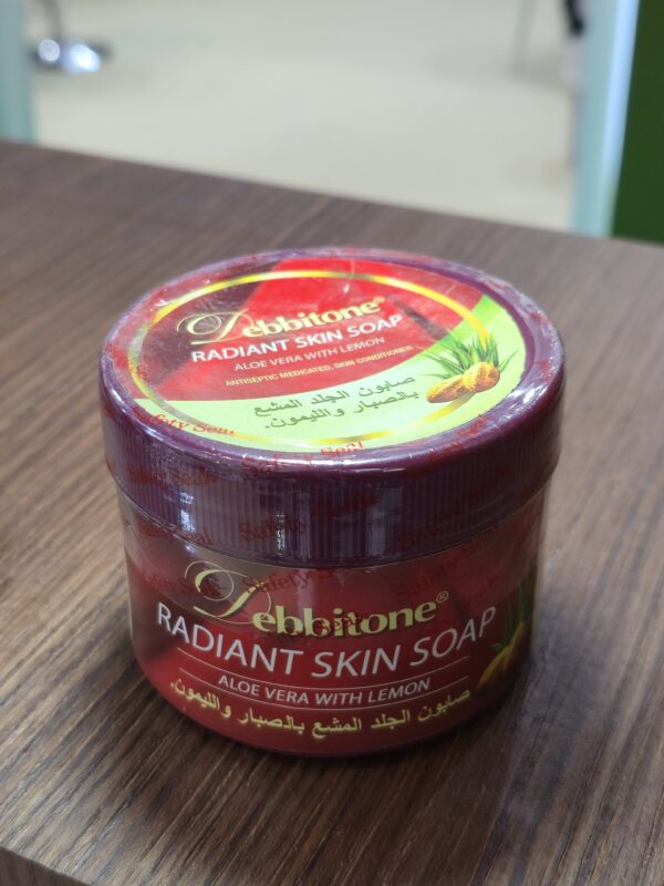 Black Soap debbitone radiant skin aloe vera with lemon black soap