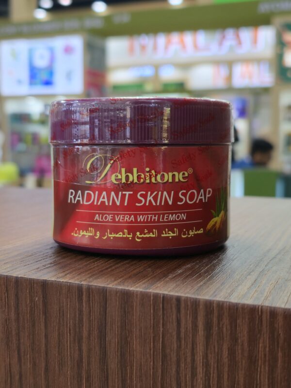 Black Soap debbitone radiant skin aloe vera with lemon black soap