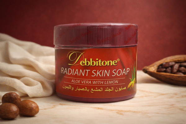 Black Soap debbitone radiant skin aloe vera with lemon black soap